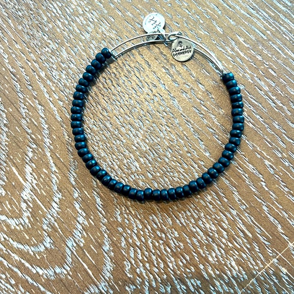 Alex and Ani Black Bead Bracelet (Retired) - Picture 1 of 3